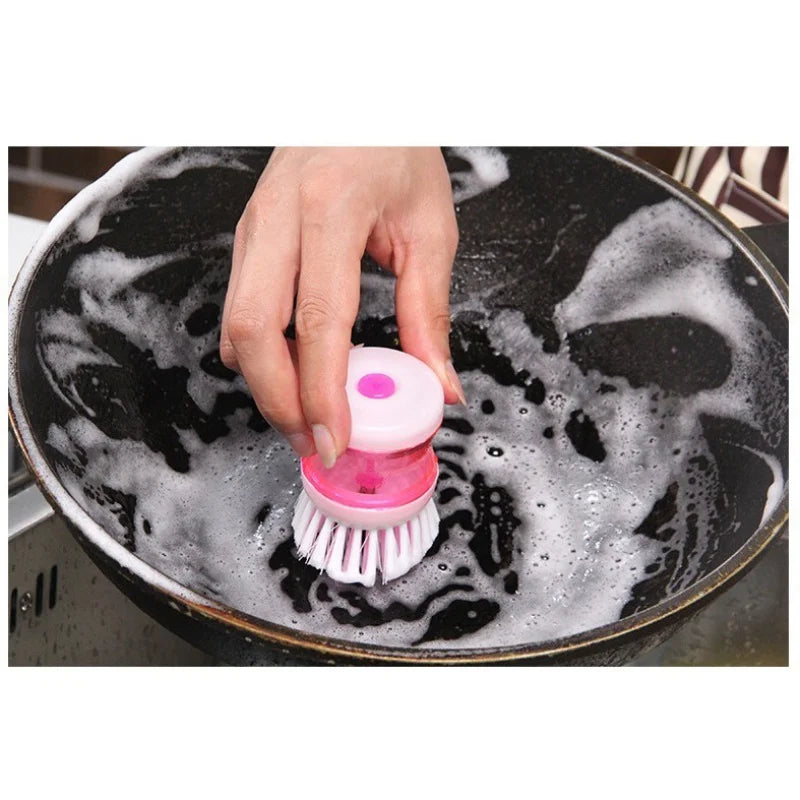 Escova Lava-Louças com Recipiente para Detergente